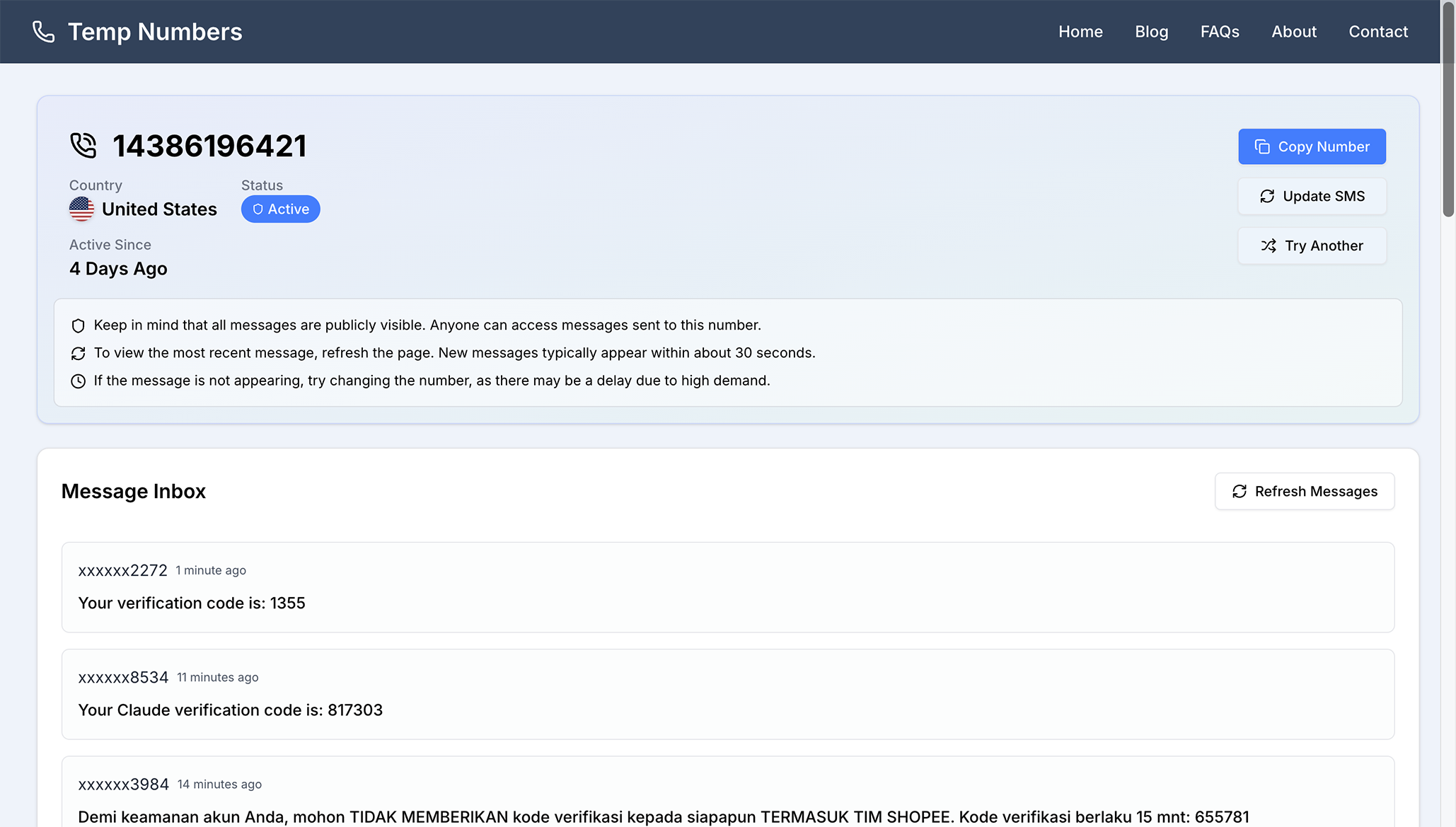 Step 4 - View Messages